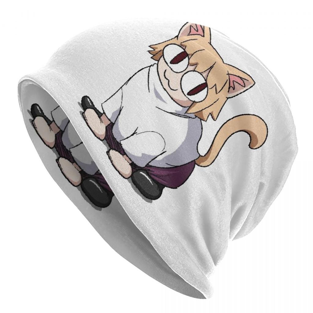 Забавная шапка-бини Neco Arc, унисекс, зимняя теплая шапка, женская вязаная шапка, уличная лыжная шапка Tsukihime, шапочки с черепами для девочек и кошек, шапки