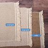 Soft 1 Pcs Household Cotton Linen Fringed Party Supplies Table Decor Placemats Table Mats Napkin