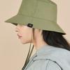 Waterproof String Bucket Hat Khaki