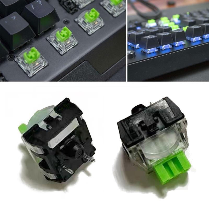 Новые RGB Magic Axis MX Axis 2 шт. Зеленые переключатели для Razer Blackwidow V3 Pro V3 Механическая игровая клавиатура и другие 3-контактные