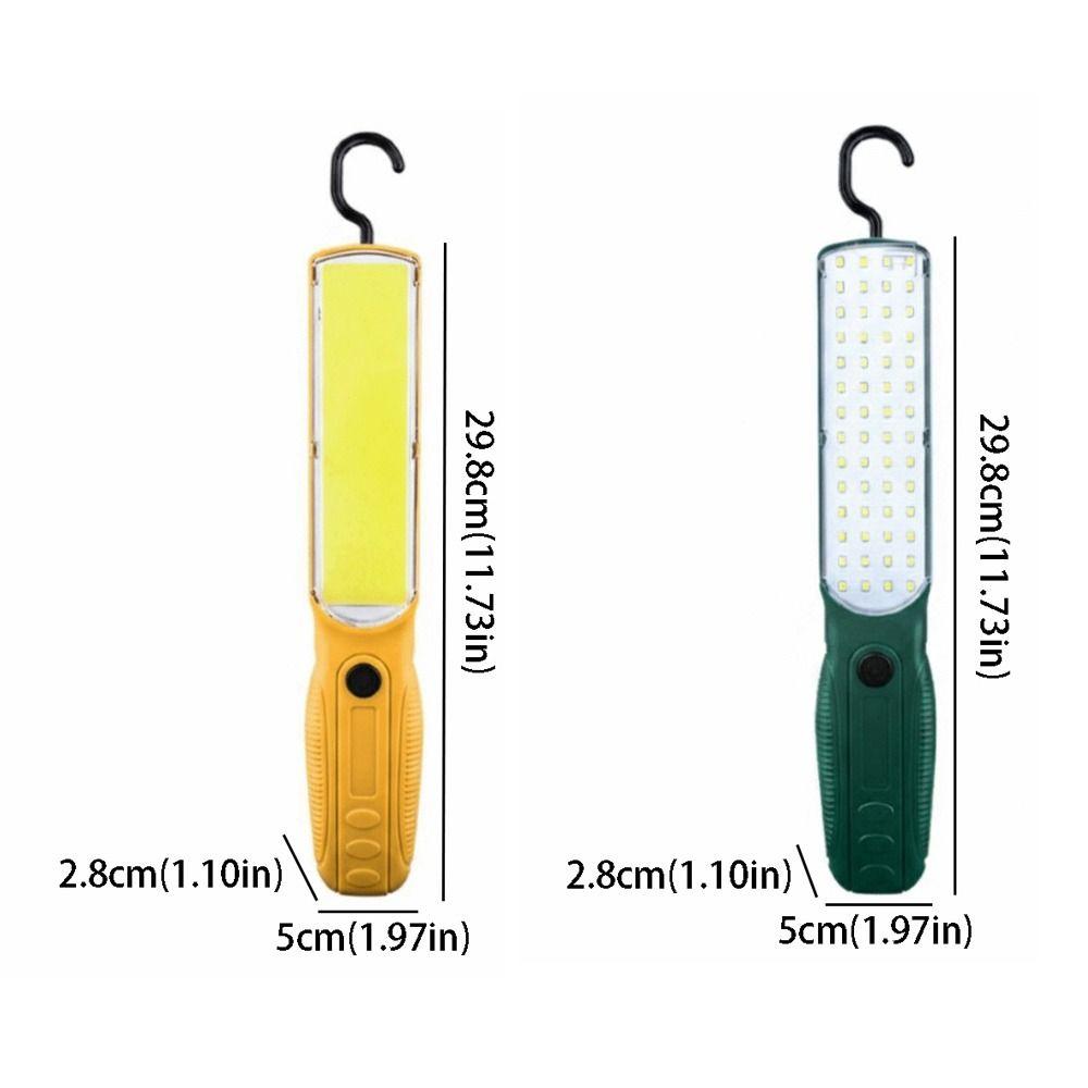 Strong LED Work Light With Magnet Rechargeable Lamp Portable Handheld Floodlight Outdoor Use