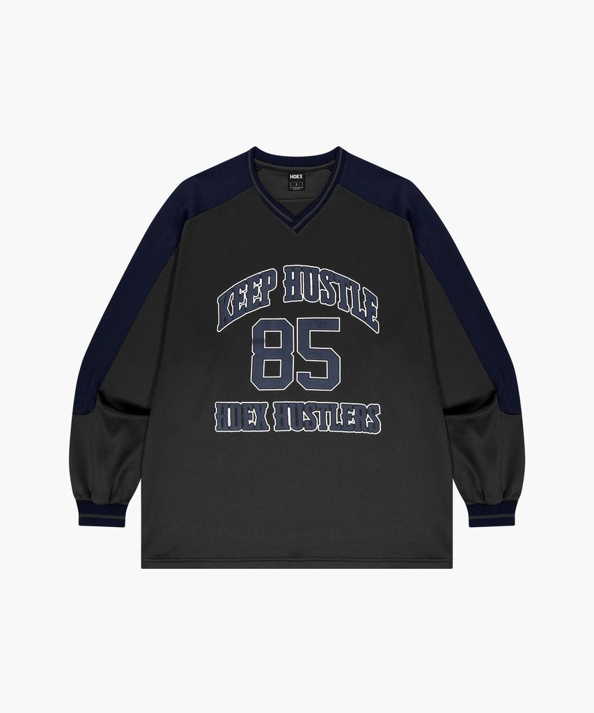HDEX Color Block Jersey Long Sleeve (Charcoal)