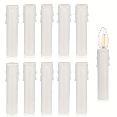 10 шт. крышки подсвечников, основание канделябра, пластиковые чехлы для свечей, рукава для люстры