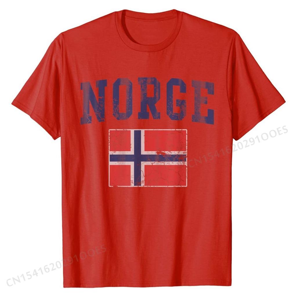 Norge Flag Norway Norwegian Home Love Family T-Shirt Funny Custom T Shirts Cotton Men Tops & Tees Custom