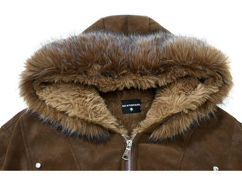 Men's Trendy 2025 Winter Deconstructed Patchwork Fleece-Lined Hooded Cotton Jacket