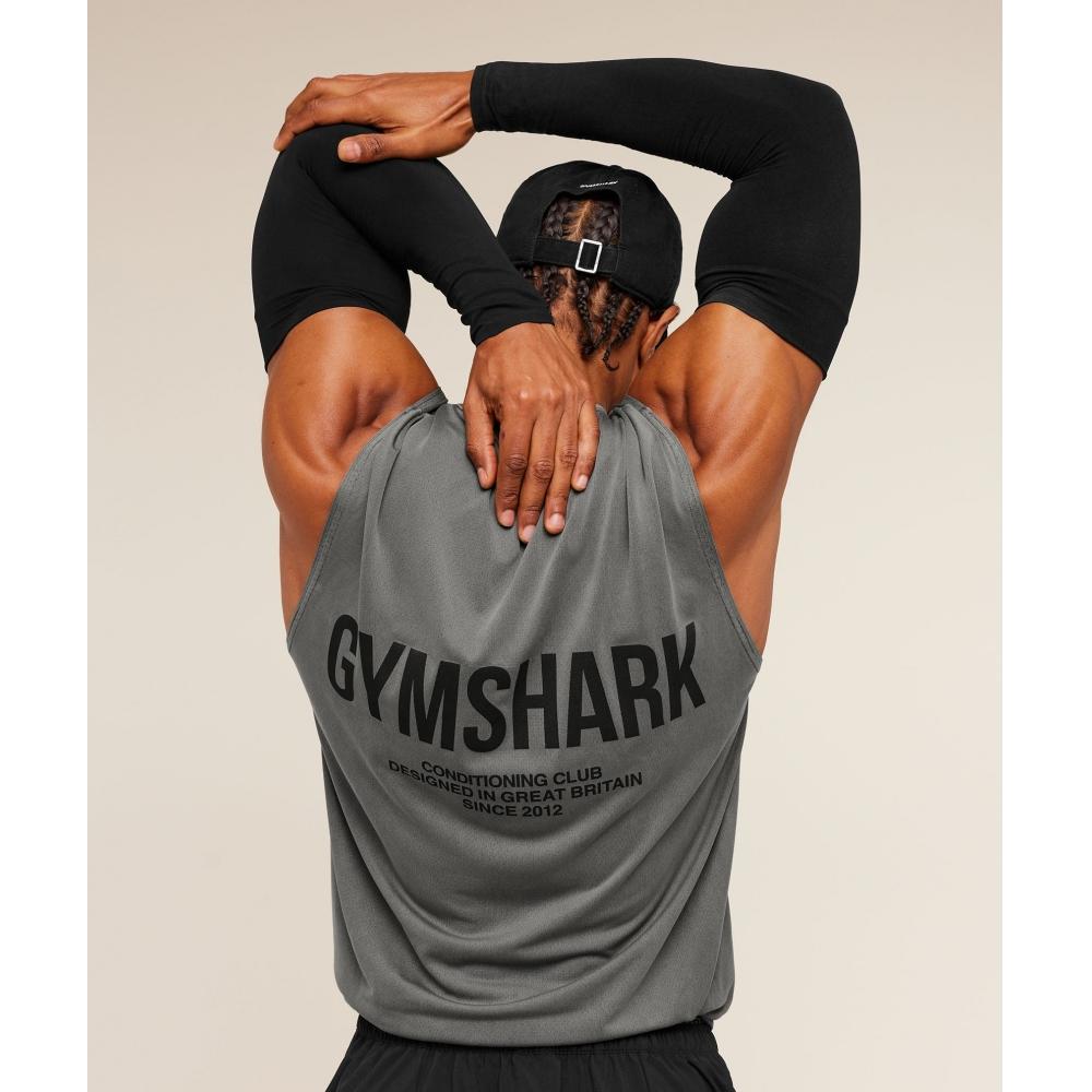 Gymshark Стиранный Топ Уход Клуб Черная Стирка A4c3z Bdqv