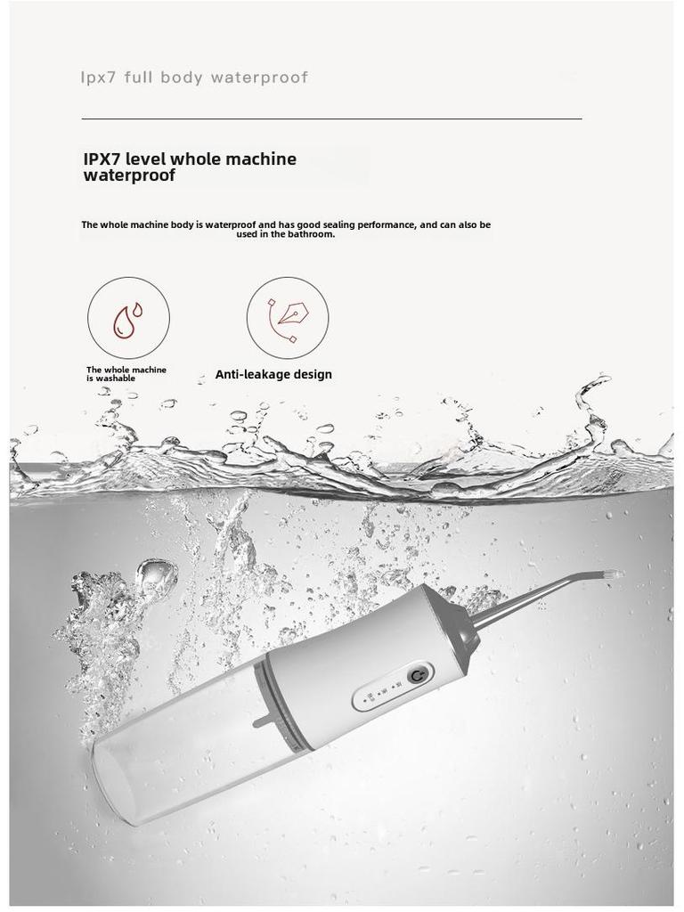 Портативный электрический ирригатор: Очиститель зубов и спрей для ухода за полостью рта.