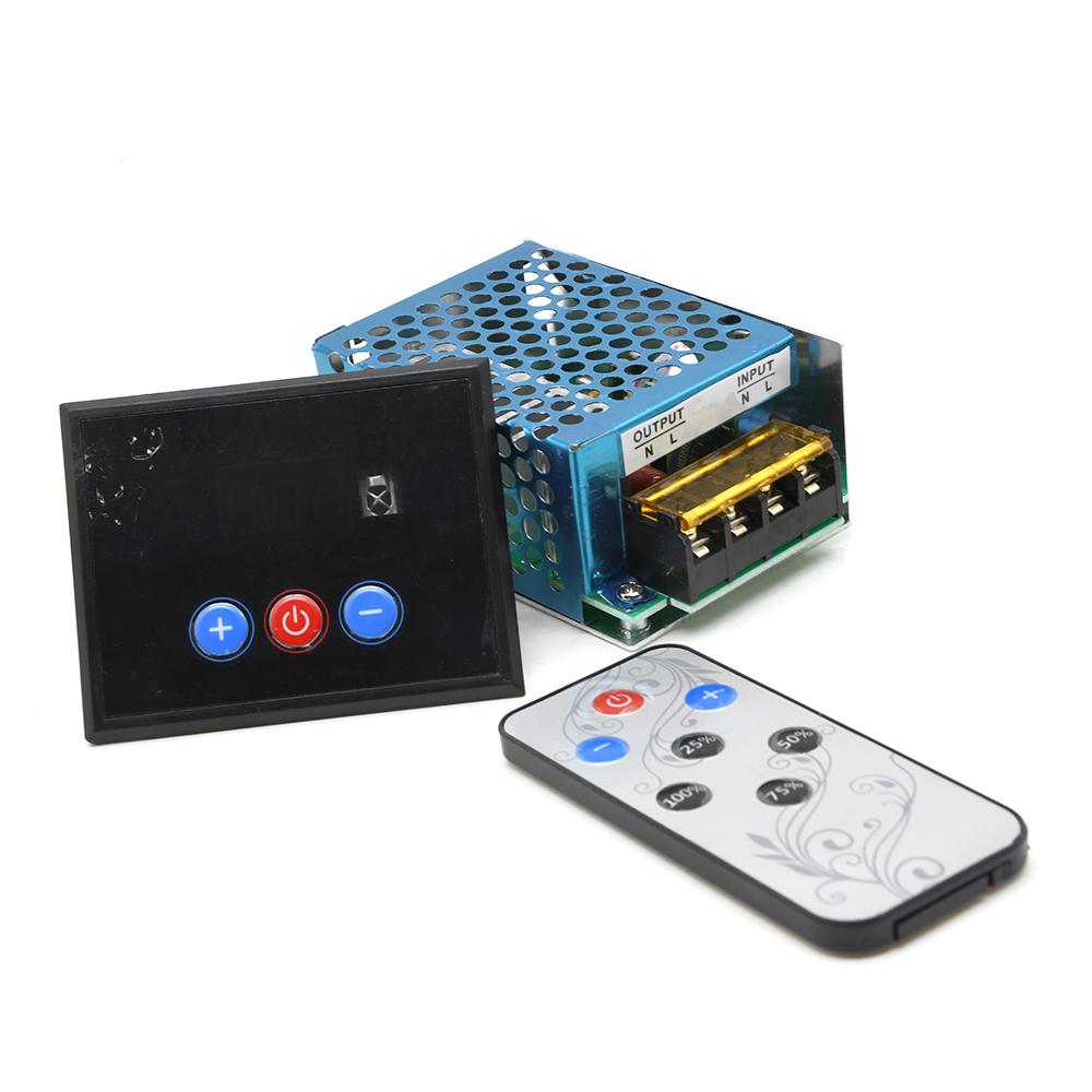 AC 220V 4KW 4000W SCR Digital Control Electronic Voltage Regulator Speed Control Dimmer Thermostat + Digital Meters Power Supply