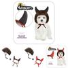 Adorable Costume Pet Accessory Set With Horned Headband And Cute Wig For Parties