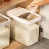 Creative Rice Bucket Tank Moisture-Proof Insect-Proof Sealed Rice Storage Box Cereal Grain Food Container Kitchen Accessories