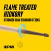 PROMARK Rebound Series Hickory Fire Grain Drumsticks, 5AB (R5ABFG) (406.4 X 14.7mm)