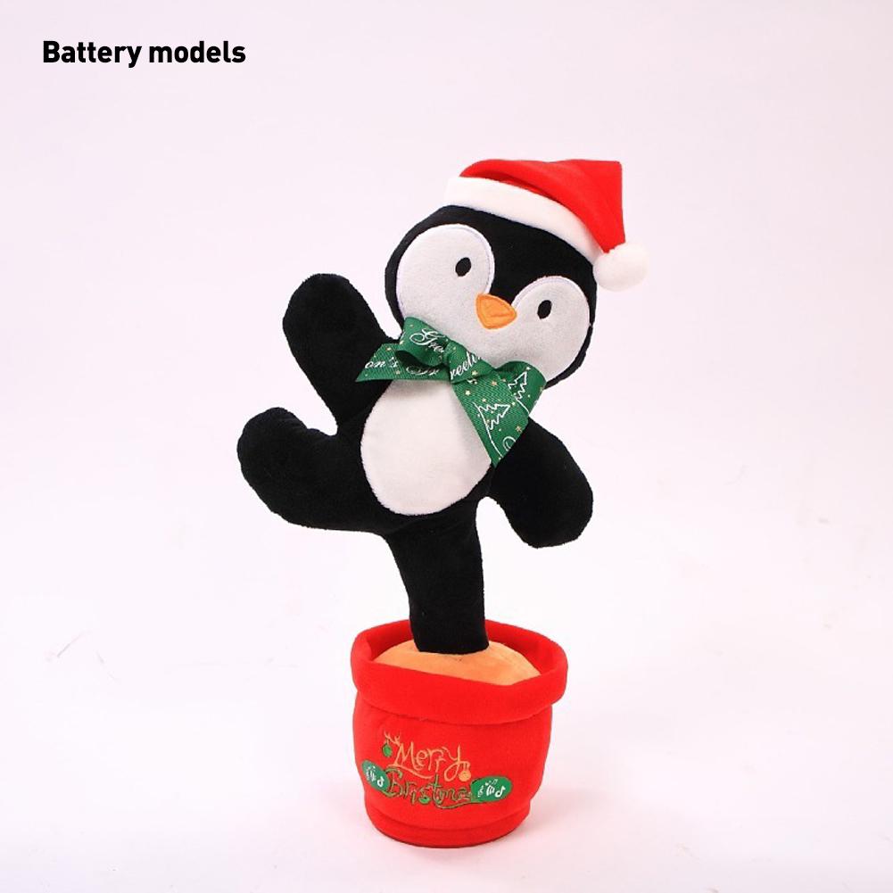 Поющая и танцующая кукла Лось Пингвин поет и учится говорить, подарки на день рождения, детские игрушки