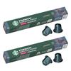 Starbucks Decaf Espresso Roast Nespresso Capsules (10 Capsules X 2 Boxes, 20 Servings), Regular Coffee, Pods, Decaffeinated