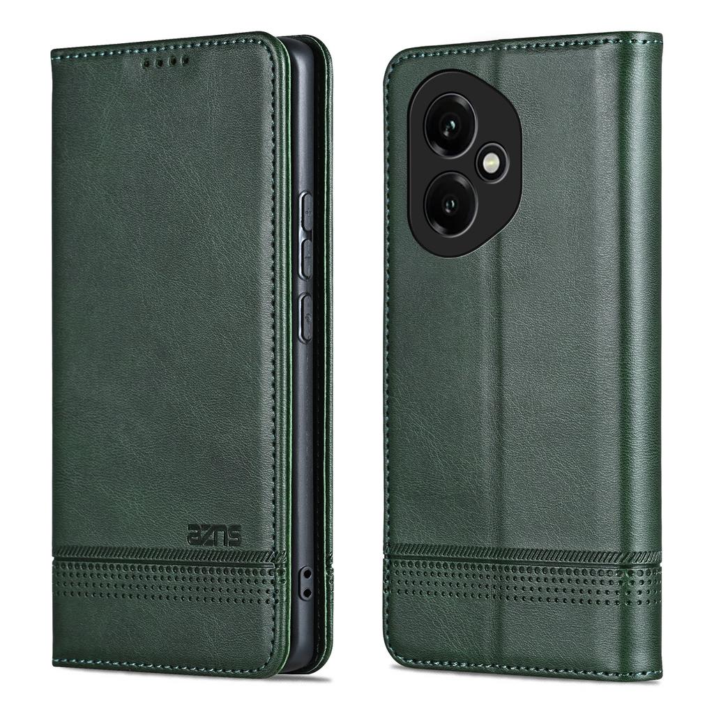 AZNS Для Honor 400 5G (Глобальный) Чехол-кошелек из воловьей кожи с текстурой из искусственной кожи для телефона