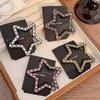 Starry Five-Pointed Star Hairpin for Women, Elegant Light Luxury Side Bangs Hair Clip.