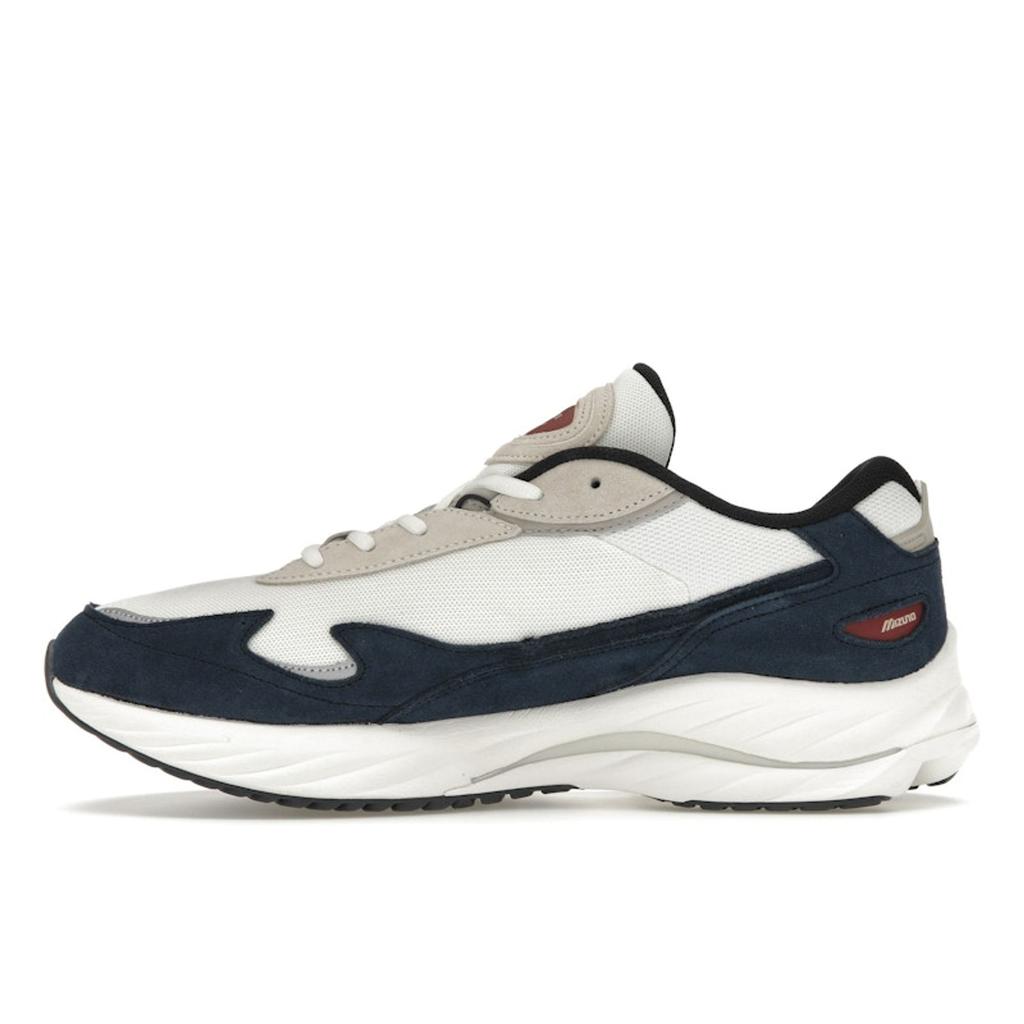 Mizuno Wave Rider Beta Insignia Blue Unisex Sneakers White Snow-White Shifting-Sand D1GA330904