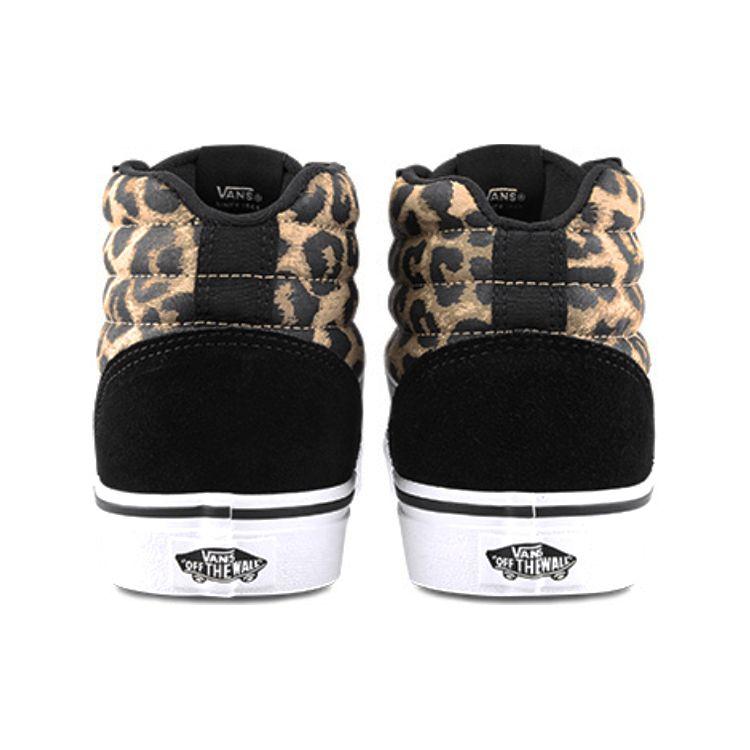 Vans Ward Hi Slip Resistant High Top Skate Shoes Women Sneakers Black Brown VN0A3IUO2AP