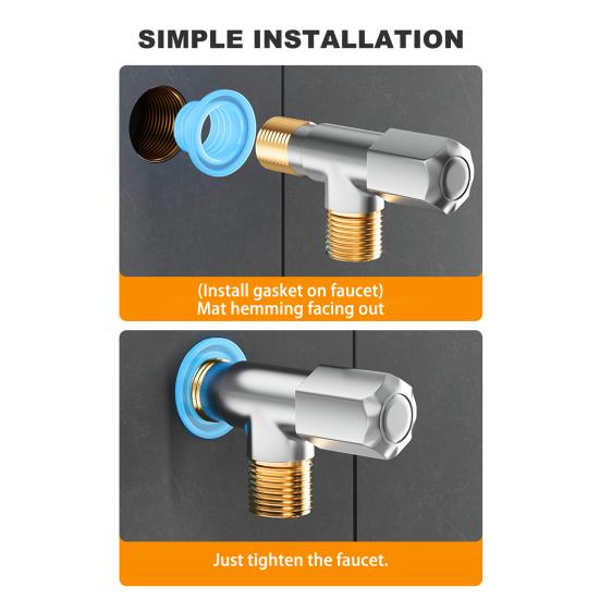 10/20/30/50/100 шт. герметичные уплотнительные прокладки для крана, термостойкие, простая установка, предотвращение капель, треугольный клапан, уплотнение для крана