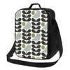 Orla Kiely красочный листовой узор портативная сумка для ланча многоразовая термосумка Bento с регулируемым ремешком для работы пикника путешествия