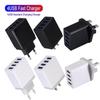 Умное 4-портовое USB-зарядное устройство для мобильных телефонов, дорожное