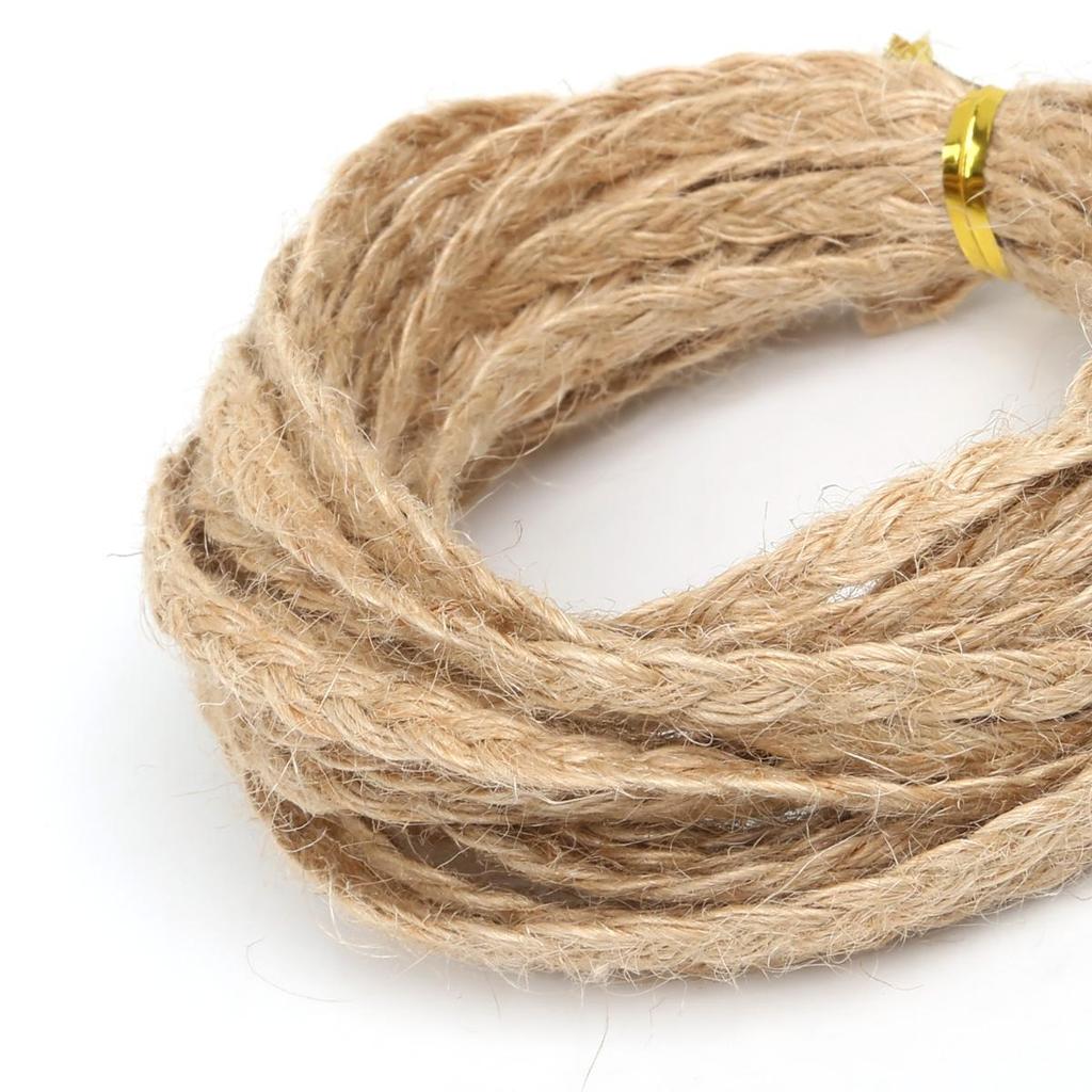 5Meter High Quality Weaving Hemp Rope Durable Flat Cord For Handmade DIY Jewelry