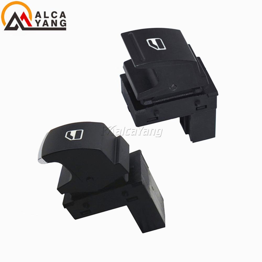 Electric Power Window Control Button Switch For VW for Skoda Fabia Octavia Superb Red Light 5J0959855 Pushbutton Switches 3
