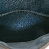 Used AUTHENTIC Dior 43 MA 0261 Mini Saddle Shoulder Bag blue Leather