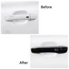 For MG HS 2018 2019 2020 Carbon Fiber Printed Exterior Door Handle Cover Moulding Frame Bezel Car Sticker