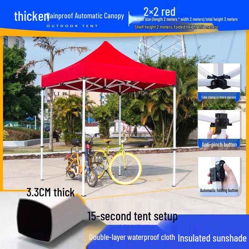 Heavy-Duty Folding Outdoor Pop-Up Canopy