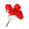 Silk Artificial Rose Flower 5 Heads Wedding Floral  for Wedding and Festival Decoration