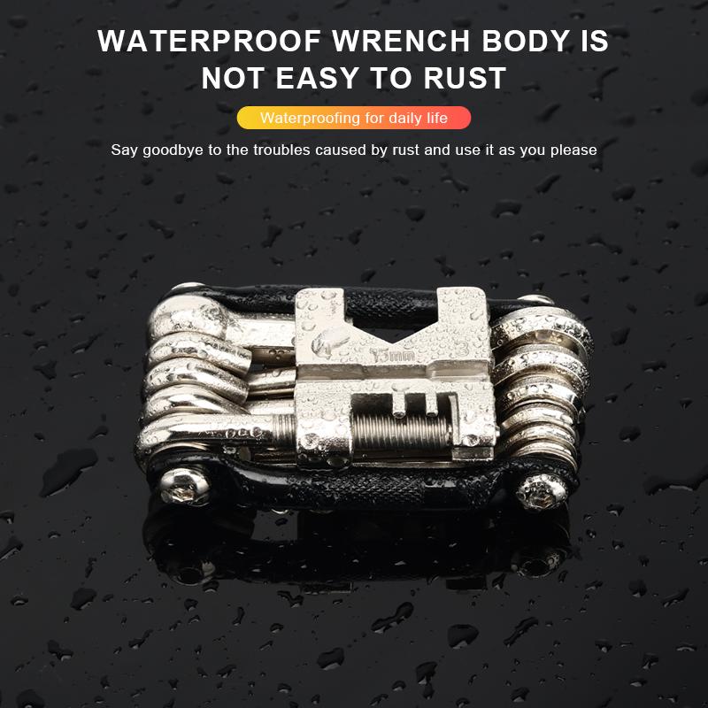 Инструменты для ремонта велосипеда Многофункциональный цепной резак Складной шестигранный ключ для спиц Отвертка для ремонта горного шоссейного велосипеда