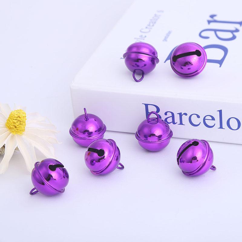 3 см Золотой Брелок с Большим Отверстием и Подвеска-Колокольчик для Ошейника Питомца - Рождественское Украшение