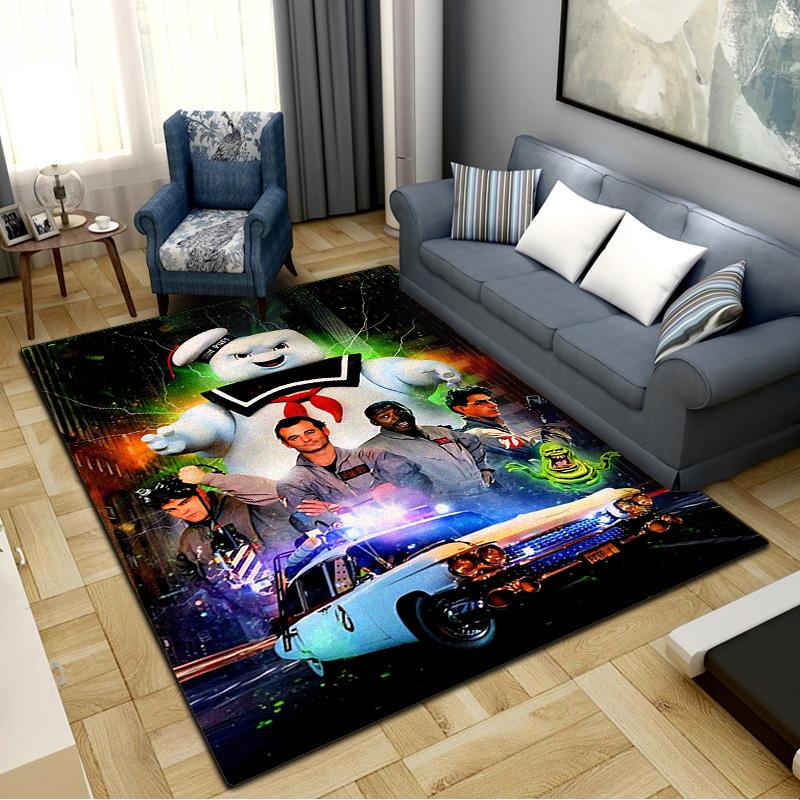 Ghostbusters Carpet Rug for Living Room Bedroom Home Sofa Decoration,Kids play Non-slip Floor Mat