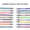 Cross-border Colorful Neutral Gel Pen Metallic Glitter Water-based Plastic for Jelly DIY Highlighter Set