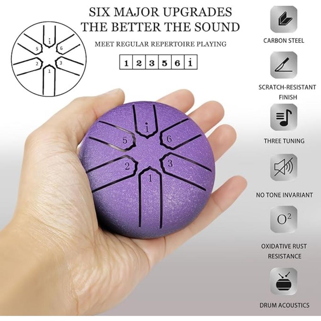 Steel Tongue Drum Rain Chime, Rain Drum for Outside, Rain Drum Instrument for Outside, Steel Tongue Drum Rain Chime Waterproof, Steel Tongue Drum