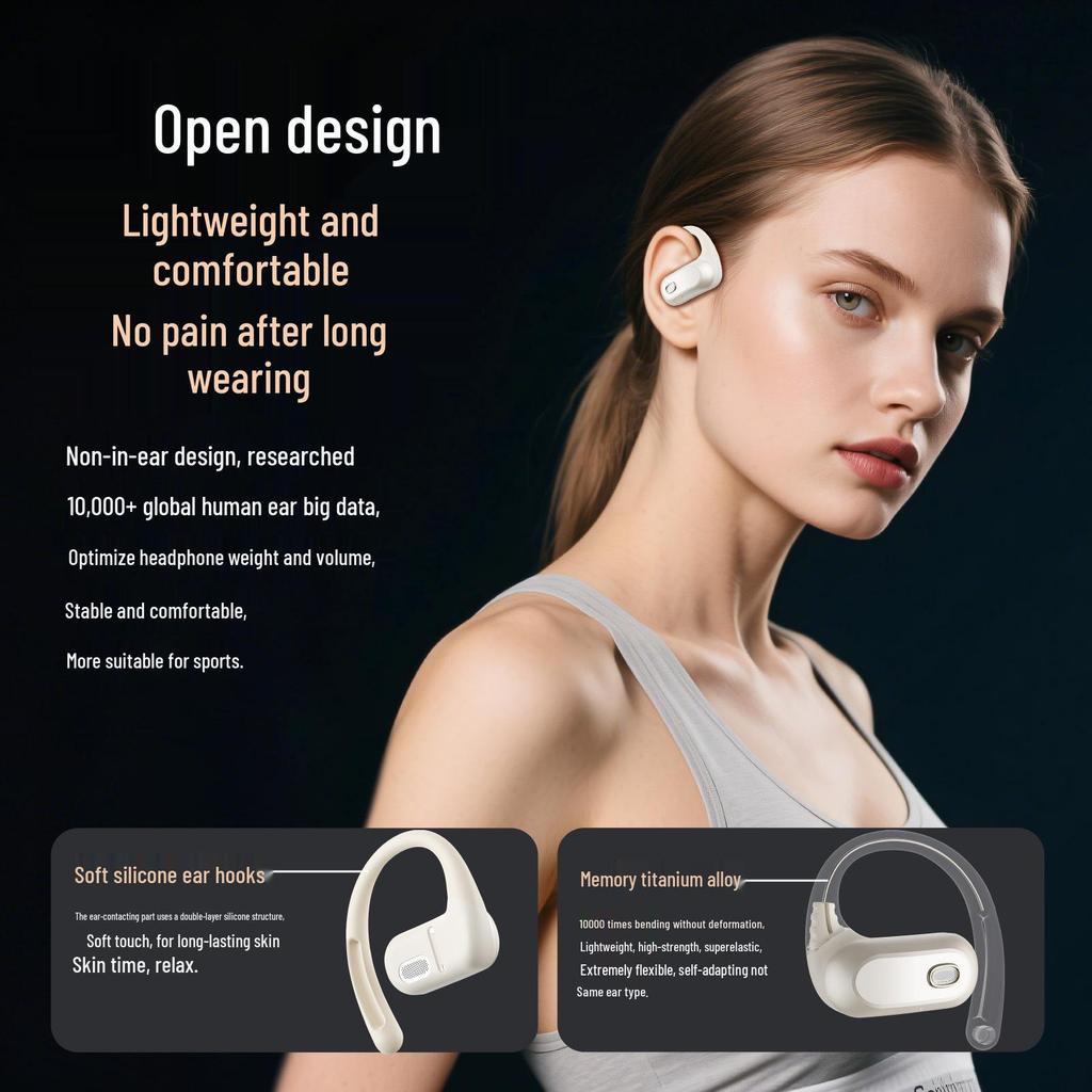 Новые беспроводные Bluetooth-наушники OW S 6.0 с открытым дизайном и сверхдолгим временем работы для бега и спорта