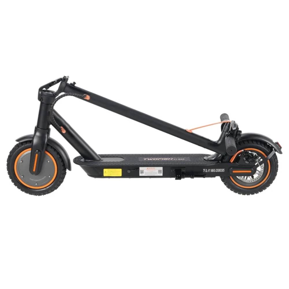 TWOFISH V1 MAX Adult Electric Scooter 400W Motor 10 inch Off-Road Tires 36V 10.4AH Battery Foldable E-Scooter