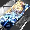 Black Chain Cool Mouse Pad Laptop Japan Anime Keyboard Rug XXL N-narutoS U-uzumakiS Non Slip Mousepad PC Gamer Cabinet Desk Mat