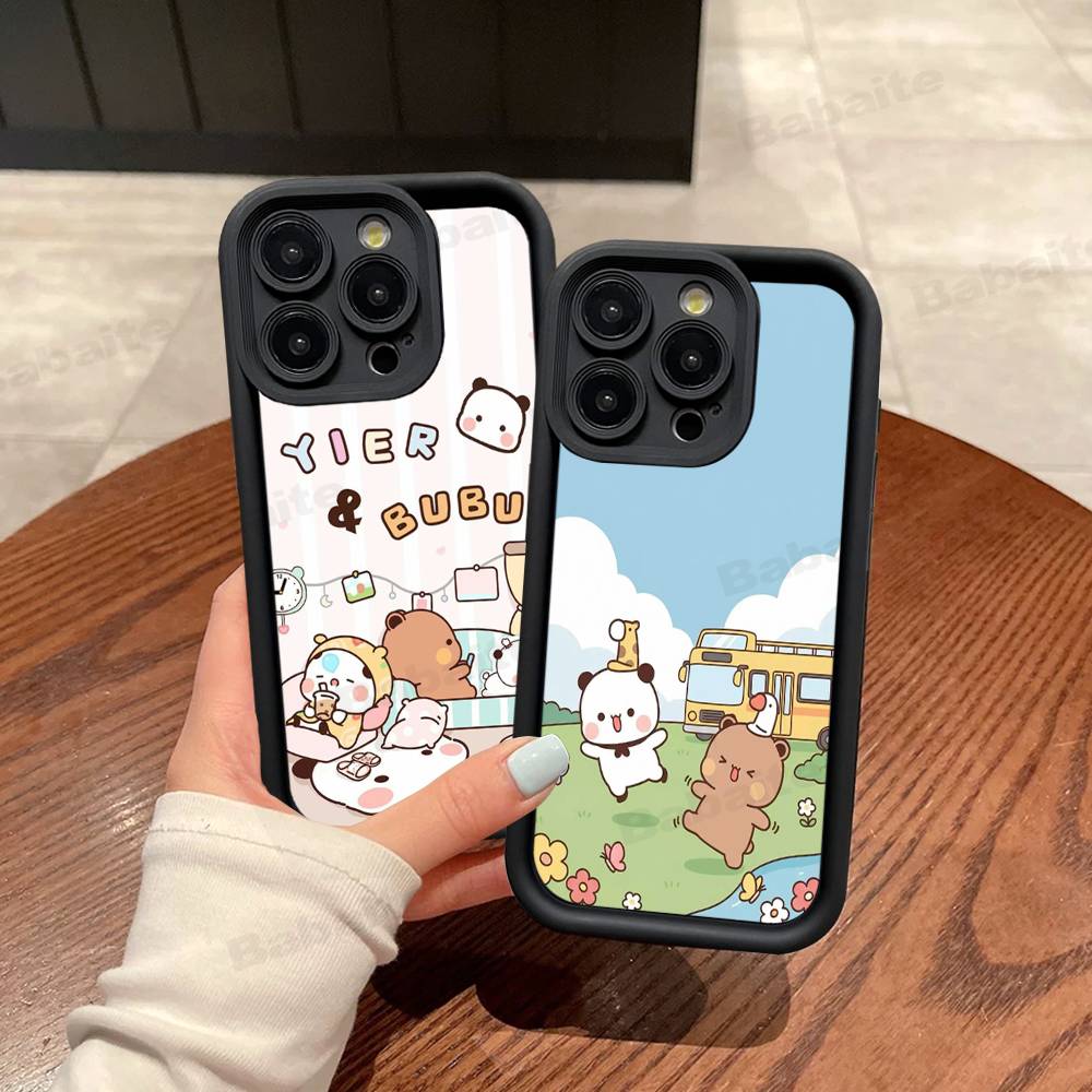 Чехол для телефона BuBu And DuDu для IPhone 17 16 15 14 13 12 11 Air Plus Pro Max Мягкая задняя крышка