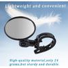QYMOTO Go Kart Mirrors Side Rear View Mirror for Coleman KT196, Trail Master,Universal fit 1/2''-1.37'' Diameter Handle bar, 2pcs Left and Right