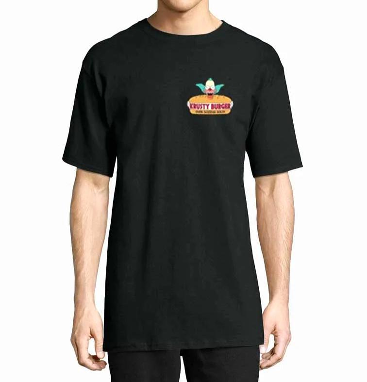 The Simpsons Krusty Burger Over Dozens Sold Black TShirt New