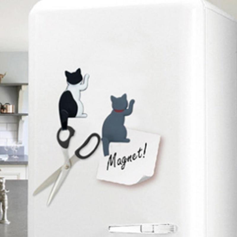 Прекрасный кот магнит настенный декор крючок для морозильной камеры ключница-органайзер декоративная вешалка