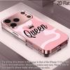 Корона 2DПлоская Для iPhone17 18 16 15 14 13 12 11 Pro Max XS XR 8 7Plus Чехол для телефона Ударопрочный Защитная задняя крышка