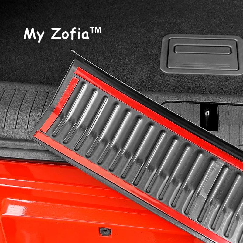 Rear Trunk Bumper Guard Cover Sticker Boot Plate For Xpeng G6 2024 2025 2026 Car Protector Decoration guard plate Accessories
