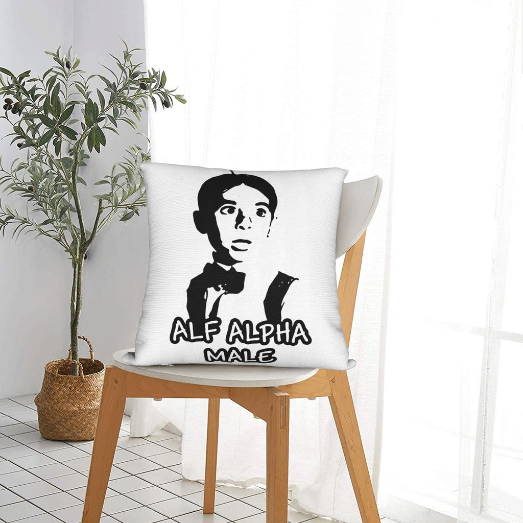 Pillow Case Alpha Male Boy Custom Pillow Cover For Sofa Couch Bed Living Room Funny Pillowcases