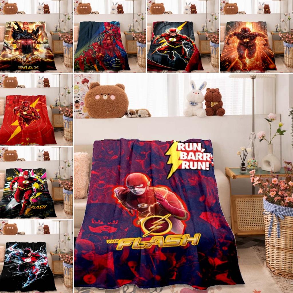 The Flash-themed cartoon blanket is perfect for naps, sofas, living rooms, offices, bedrooms, and other similar spaces.-2