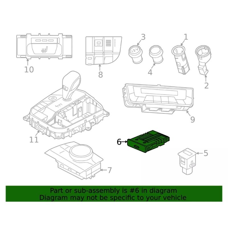 Автомобильный USB-интерфейс для F39 F48 F54 F60 G05 G06 G07 G12 318d 320d 725d 730d 730i 725Ld 730Ld 840dX M850iX Простая установка