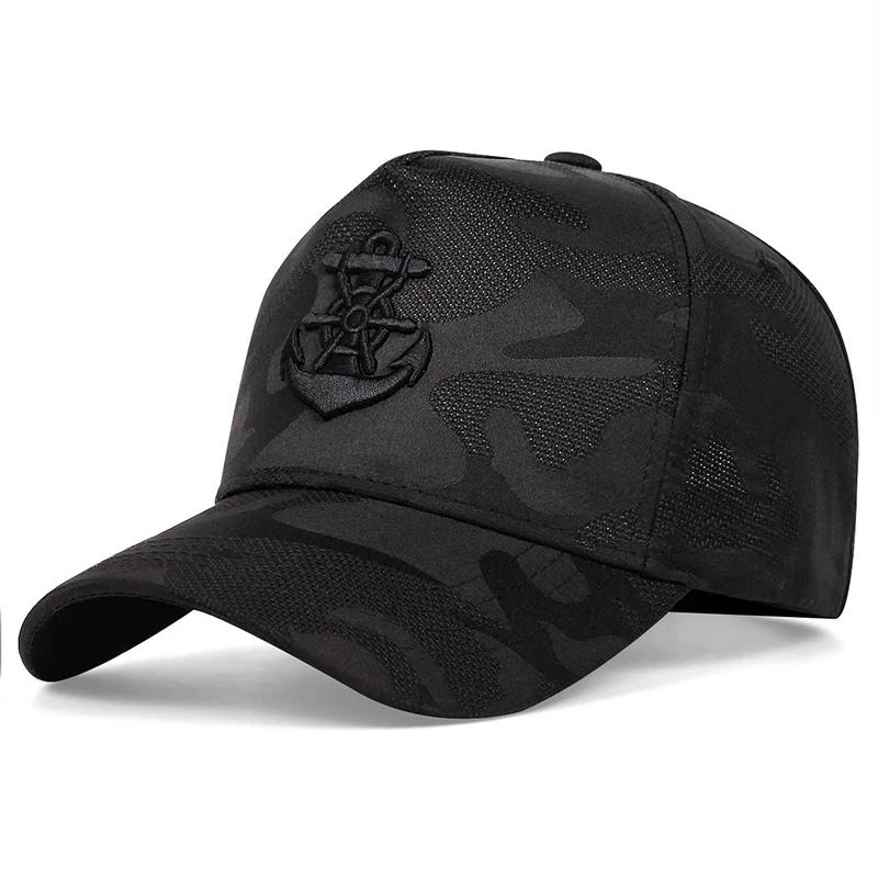 Baseball Stitching Embroidered Anchor Ship Neutral Gender Women Men For Caps Spring Autumn Outdoor Adjustable Casual Hats Dad Hat Sunscreen Hat