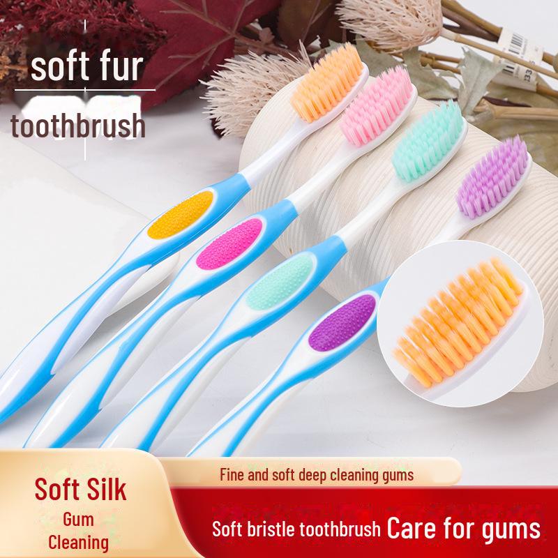 Ультрамягкая зубная щетка для взрослых Shu Chen — щетина высокой плотности и ультратонких щетинок для улучшенного домашнего ухода