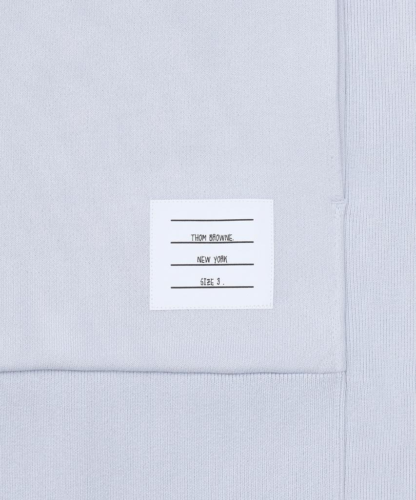 Thom Browne Loopback Jersey 4-Bar Zip-Up Hoodie - Pale Grey / Mjt517A03037050